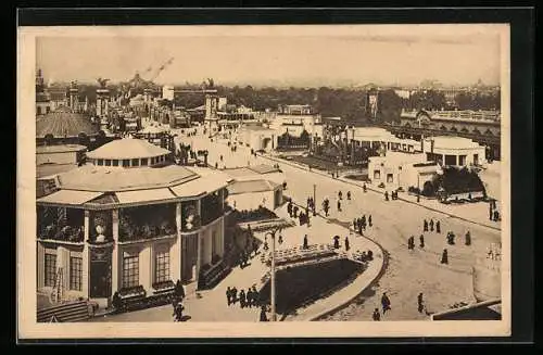 AK Paris, Exposition des Arts décoratifs 1925, Panorama de la Place des Invalides ves le Pont Alexandre III