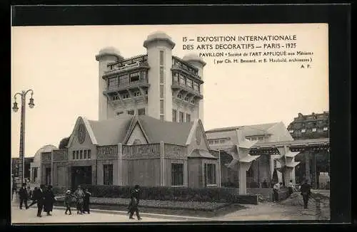 AK Paris, Exposition des Arts décoratifs 1925, Pavillon Sociètè de l` Art Applique aux Mètiers