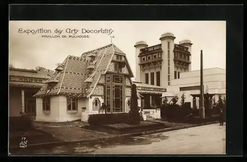 AK Paris, Exposition des Arts décoratifs 1925, Pavillon de Mulhouse