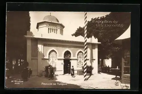 AK Paris, Exposition des Arts décoratifs 1925, Pavillon de Turquie