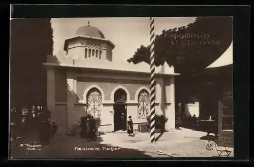 AK Paris, Exposition des Arts décoratifs 1925, Pavillon de Turquie