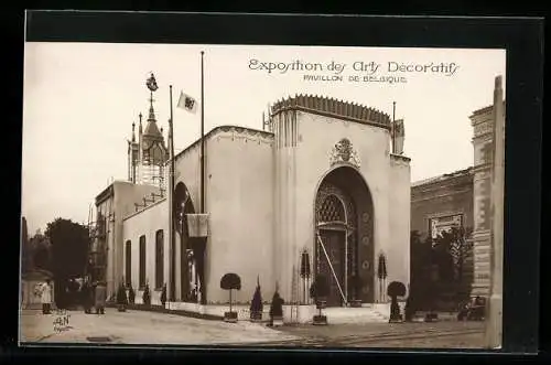 AK Paris, Exposition des Arts décoratifs 1925, Pavillon de Belgique