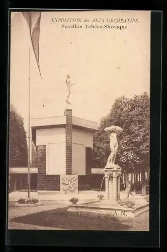 AK Paris, Exposition des Arts décoratifs 1925, Pavillon Tchéco-Slovaque