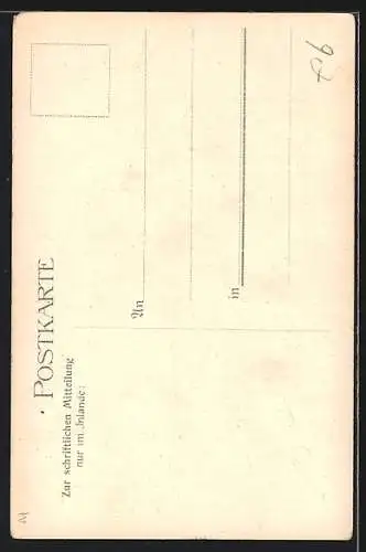 Lithographie Thale, Gasthof Dambachshaus, Pfeil`s Denkmal, Gedicht am Denkmal