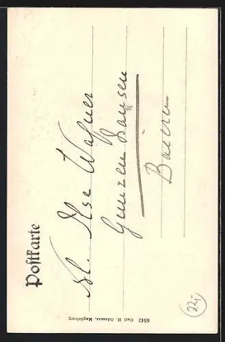 AK Frankfurt-Sachsenhausen, Partie am Kuhhirtenturm