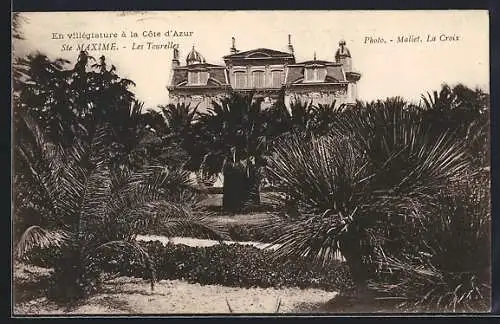 AK Ste Maxime /Côte d`Azur, Les Tourelles