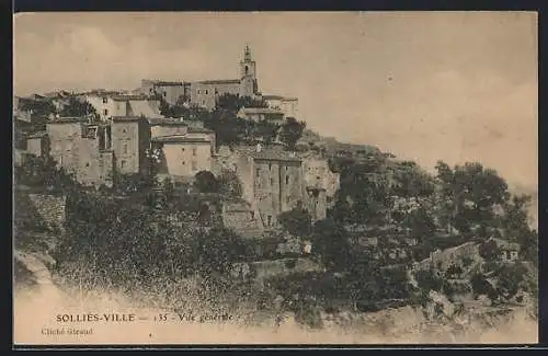 AK Solliès-Ville, vue générale