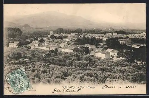 AK Solliès-Pont, Vue Générale