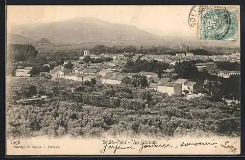 AK Solliès-Pont, Vue Générale