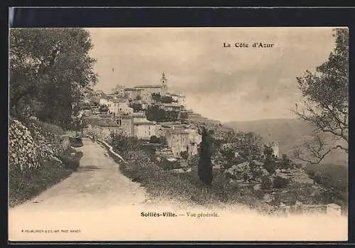 AK Solliès-Ville, vue générale