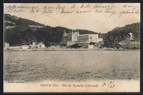 AK Saint-Cyr /Var, Villa des Baumelles, Côté nord