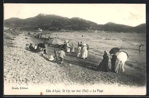 AK St-Cyr-sur-mer, Côte d`Azur, La Plage