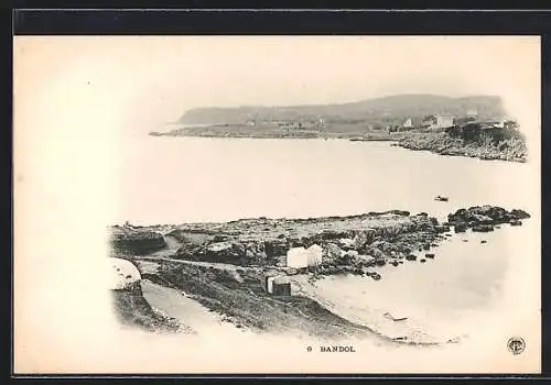 AK Bandol-sur-Mer, vue sur la plage