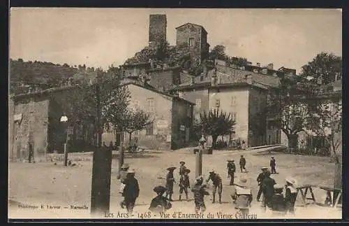 AK Les Arcs, Vue d`Ensmeble du Vieux Chateau