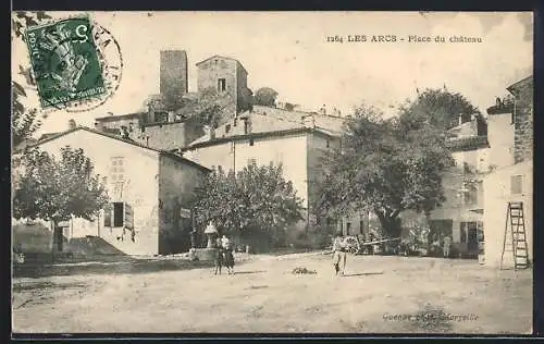 AK Les Arcs, Place du chateau