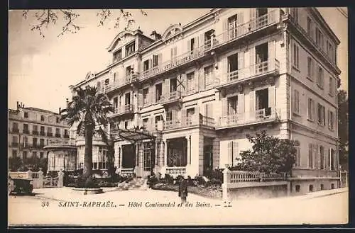 AK Saint-Raphael, Hotel Continental et des Bains