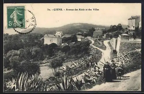 AK Giens, Avenue des Aloes et des Villas