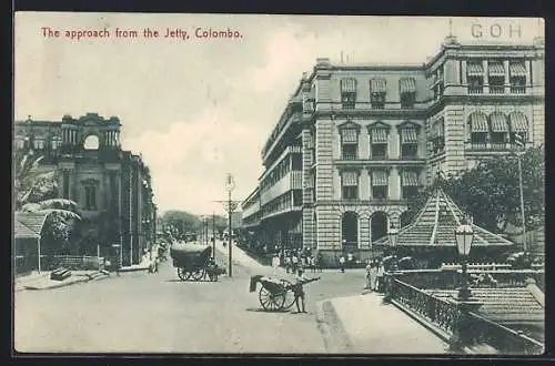 AK Colombo, The approach from the Jetty