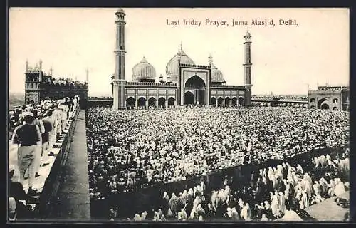 AK Delhi, Last Friday Prayer, Juma Masjid