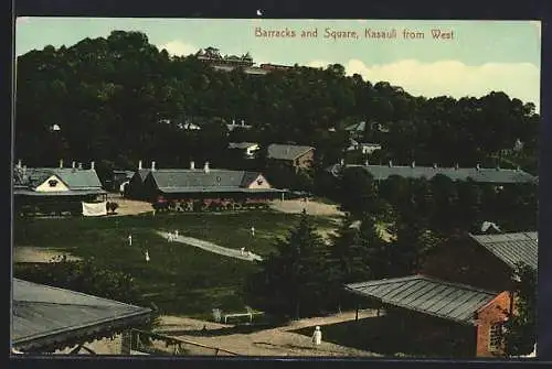 AK Kasauli, Barracks and Square, from West