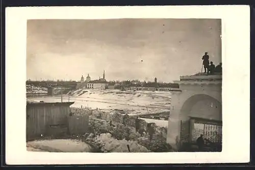 AK Königsberg, Ortspartie im Schnee