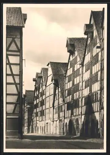 AK Königsberg, Strassenpartie im Speicherviertel