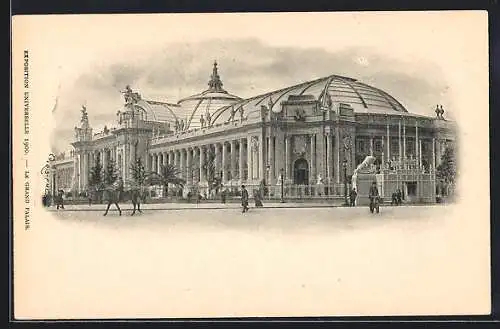 AK Paris, Exposition universelle de 1900, Le Grand Palais