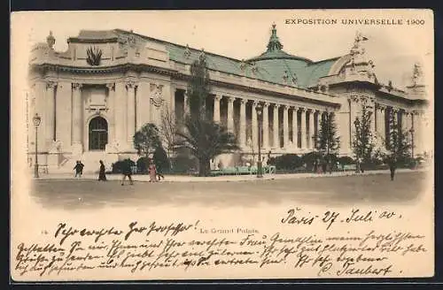 AK Paris, Exposition universelle de 1900, Le Grand Palais