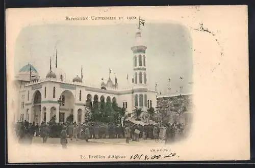 AK Paris, Exposition universelle de 1900, Le Pavillon d`Algerie