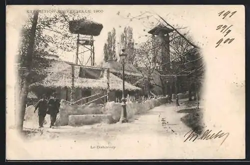 AK Paris, Exposition universelle de 1900, Le Dahomey