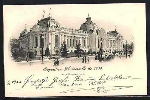 AK Paris, Exposition universelle de 1900, Le petit palais