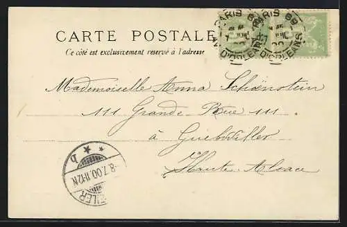 AK Paris, Exposition universelle de 1900, Le Chateau d`eau