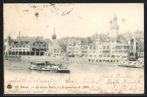 AK Paris, Exposition universelle de 1900, Le vieux Paris a l`Exposition