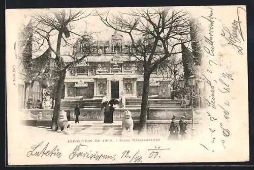 AK Paris, Exposition universelle de 1900, Indes Néerlandaises