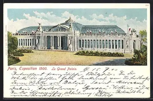 AK Paris, Exposition universelle de 1900, Le Grand Palais