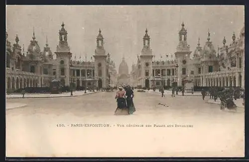 AK Paris, Paris-Exposition universelle, Vue generale des Plais aux Invalides