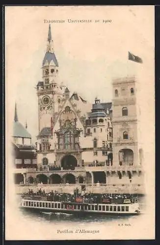 AK Paris, Exposition universelle de 1900, Le Pavillon d`Allemagne