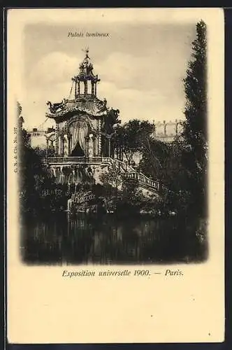 AK Paris, Exposition universelle de 1900, Palais lumineux
