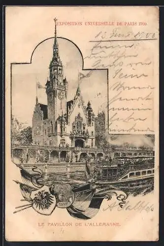 AK Paris, Exposition universelle de 1900, Le Pavillon de l`Allemagne