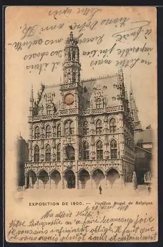 AK Paris, Exposition universelle de 1900, Pavillon Royal de Belgique