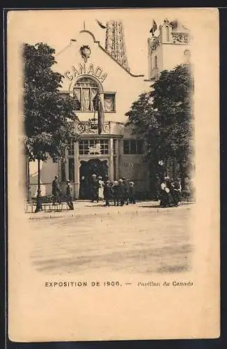 AK Paris, Exposition universelle de 1900, Pavillon du Canada