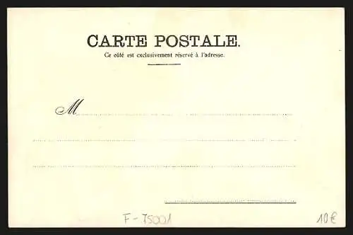 Lithographie Paris, Exposition universelle de 1900, Le Grand Palais