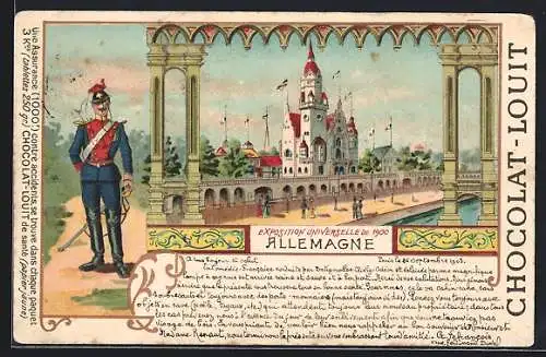 Lithographie Paris, Exposition universelle de 1900, Allemagne
