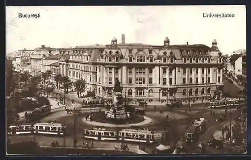 AK Bukarest, Universitatea, Strassenbahn