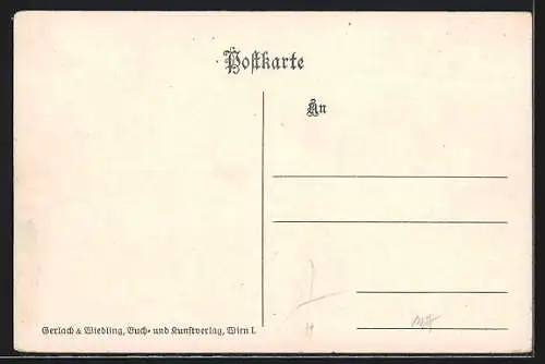 AK Wien, Pferdebahn und Strassenbahn in Fahrt vor der Börse