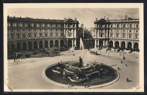 AK Roma, Piazza Esedra o Termini, Strassenbahn