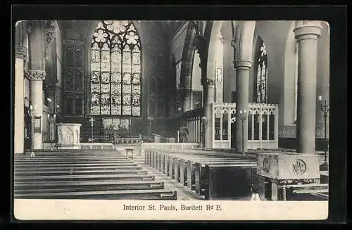 AK London, St. Pauls Interior, Burdett Rd. E.