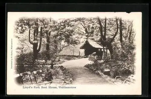 AK Walthamstow /London, Lloyd`s Park Boat House