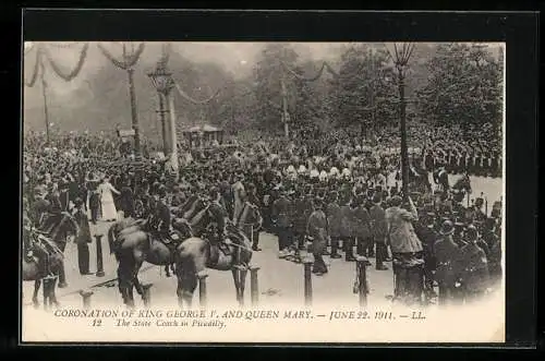 AK London, Coronation of King George V. and Queen Mary 1911