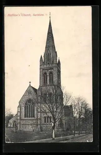 AK Surbiton /London, St. Matthew`s Church